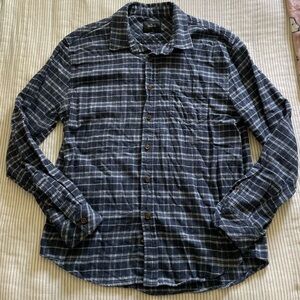 Rails Blue and White Casual Button Down Shirt